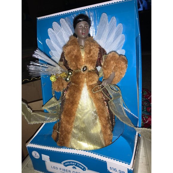Holiday Time LED Fiber optic angel Untested - Picture 1 of 13